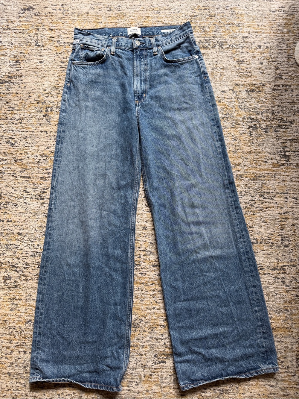 Citizen of humanity Paloma wide leg high rise jeans denim size 27